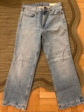 Rag & Bone Light Wash Straight Leg Jeans